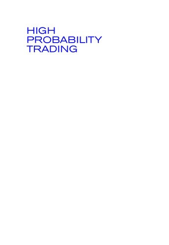 High Probability Trading